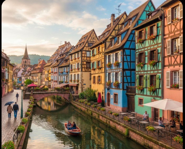 Colmar where every  street looks like a painting