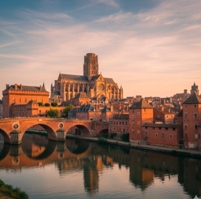 Albi Where the Tarn River Meets Red Brick Dreams